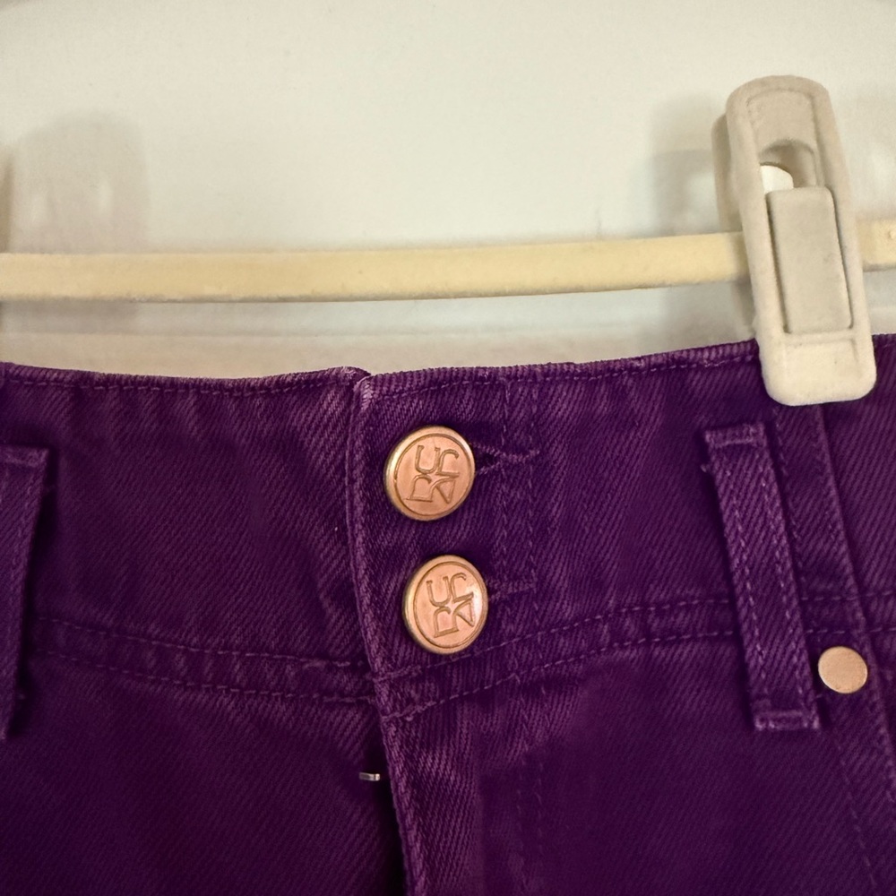 Ulla Johnson Margot high rise purple jeans - Picture 7 of 8